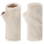 Faux Fur Wrist Warmers by McBURN cream white