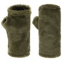 Faux Fur Wrist Warmers by McBURN green