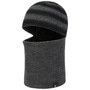 Twotone Stripes Kids Balaclava by maximo anthracite