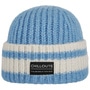 Twotone Beanie Hat with Cuff by Chillouts blue