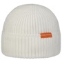 Cotton Meets Wool Beanie with Cuff by Chillouts cream white