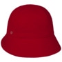 Gerda Pascal Asym Brim Wool Hat by Mayser red