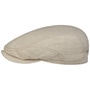 Sustainable Heavy Twill Flat Cap by Stetson oatmeal