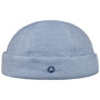 Leather Strap Docker Hat by Hammaburg light blue