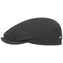 Superior Cotton Driver Flat Cap by Stetson black