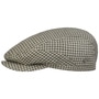 Reynoldsville Houndstooth Flat Cap by Lierys beige-green