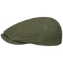 Waxed Cotton Flat Cap by Lipodo olive