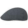 6 Panel Mélange Flat Cap by Lipodo navy