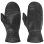 Leather Mittens Unisex by Lipodo black
