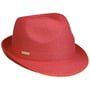 Keila Straw Hat with UV Protection by Seeberger fuchsia