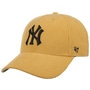 Yankees Thick Corduroy MVP Cap by 47 Brand yellow