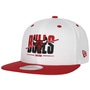 9Fifty White Crown Bulls Cap by New Era white-red