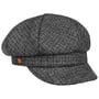 Cia Herringbone Newsboy Cap by Mayser grey
