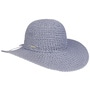 Levina Straw Hat by Seeberger purple