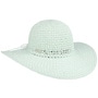 Levina Straw Hat by Seeberger mint green