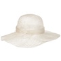 Sinamay Wavy Brim Straw Hat by Seeberger cream white