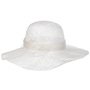 Sinamay Wavy Brim Straw Hat by Seeberger white