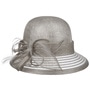 Leavica Cloche Hat with Crinol by Seeberger grey