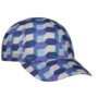 Graphic Print Cap by Seeberger blue