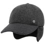 Windproof Cap with Ear Flaps by bugatti anthracite
