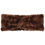 Fake Fur Headband by Gebeana brown
