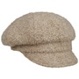 Uni Bouclé Newsboy Cap by Gebeana beige