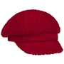 Uni Bouclé Newsboy Cap by Gebeana red
