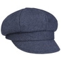 Uni Merino Newsboy Cap by Gebeana blue