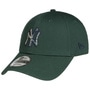 9Forty Check Infill MLB Yankees Cap by New Era petrol blue