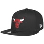 9Fifty Metallic Arch Bulls Cap by New Era black