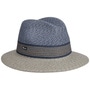 Cardello Traveller Straw Hat by Lipodo grey-blue