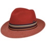Corinaldo Bogart Straw Hat by Lipodo red