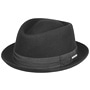 Classic Diamond Crown Wool Hat by Stetson black