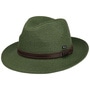 Mondavio Bogart Straw Hat by Lipodo dark green
