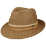 Costanzo Bogart Straw Hat by Lipodo nature-brown