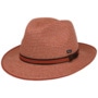 Carignano Bogart Straw Hat by Lipodo nature-red