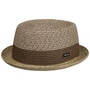 Ennario Pork Pie Straw Hat by Lipodo beige