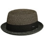 Ennario Pork Pie Straw Hat by Lipodo anthracite