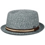 Carignano Pork Pie Straw Hat by Lipodo petrol blue