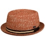 Carignano Pork Pie Straw Hat by Lipodo red-mottled