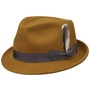 Levamo Trilby Wool Hat by Stetson cognac