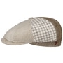 Light Patchwork Flat Cap by Alfonso D’Este oatmeal