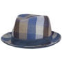 Colour Checks Player Cloth Hat by Lierys blue
