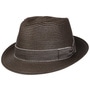 Menalo Toyo Trilby Straw Hat by Lierys dark brown
