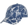 Twotone Flower Print Cap by Lipodo blue-white