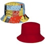 Reversible Summer Bucket Hat by Lipodo mixed colours