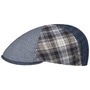 Light Patchwork Flat Cap by Lierys blue