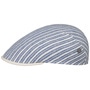 Twotone Stripes Flat Cap by Lierys blue