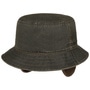 Cloth Bucket Hat with Ear Flaps by Stetson brown