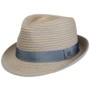 Light Twotone Trilby Straw Hat by Lierys light blue